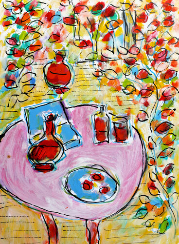 Repas champêtre von Jean Mirre, Malerei kaufen auf Singulart