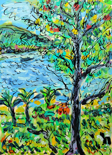 Bananiers von Jean Mirre, Malerei kaufen auf Singulart