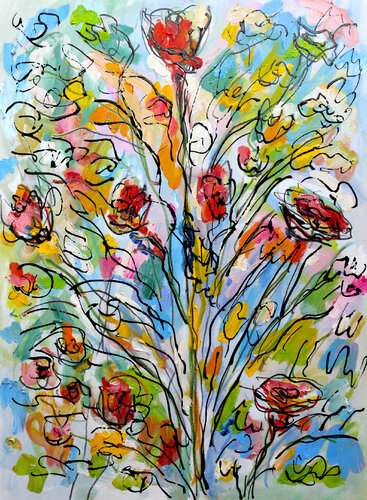 C'est le bouquet van Jean Mirre, Schilderij te koop op Singulart