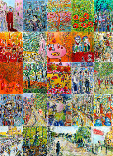 Miroir à Deauville par Jean Mirre, Peinture en vente sur Singulart