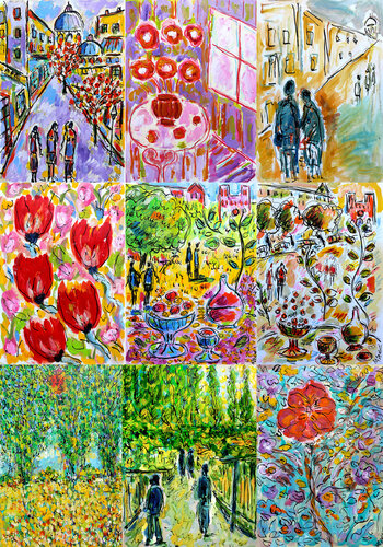 Orée/Pourpre de Jean Mirre, Pintura a la venta en Singulart