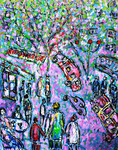 exBoulangerie parisienne par Jean Mirre, Peinture en vente sur Singulart