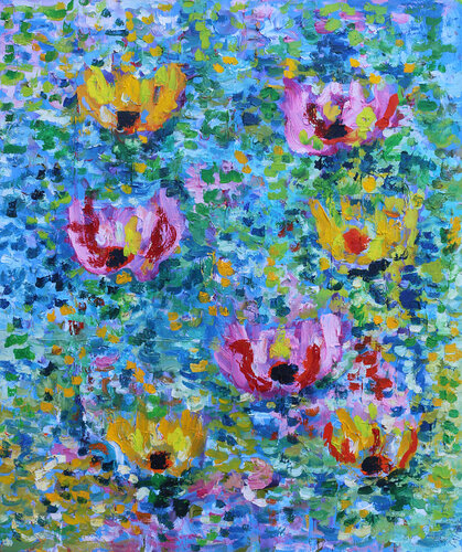 Bord d'eau by Jean Mirre, Painting for Sale on Singulart