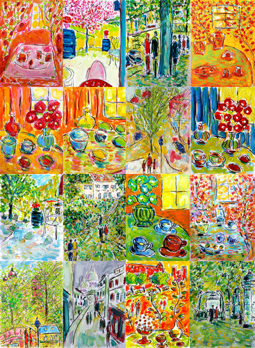 Décembre 2022  Multi Collage van Jean Mirre, Schilderij te koop op Singulart