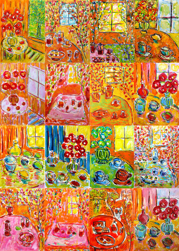 Table et fenêtre van Jean Mirre, Schilderij te koop op Singulart
