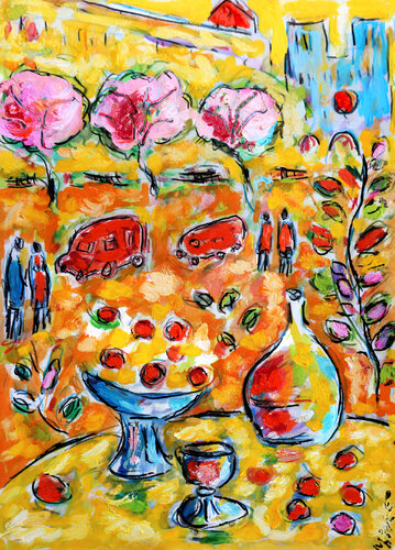 Ville lumière di Jean Mirre, Pittura in vendita su Singulart