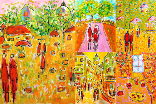 Grand tertre van Jean Mirre, Schilderij te koop op Singulart