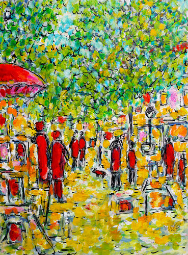 exBadauds van Jean Mirre, Schilderij te koop op Singulart