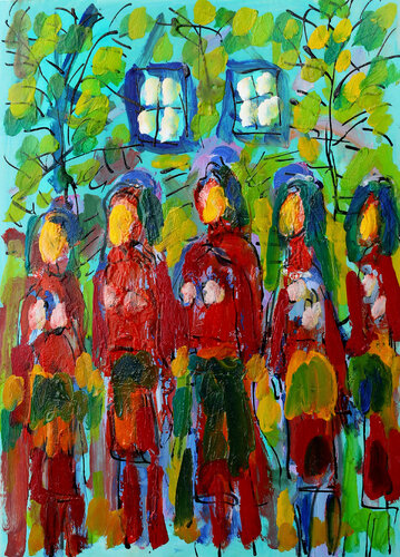 Demoiselles d'Avignon de Jean Mirre, Pintura a la venta en Singulart