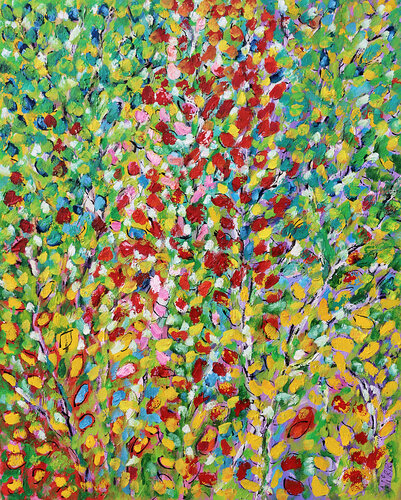 Feuillage van Jean Mirre, Schilderij te koop op Singulart
