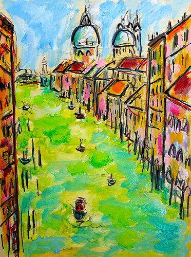 Lagune by Jean Mirre, Painting for Sale on Singulart