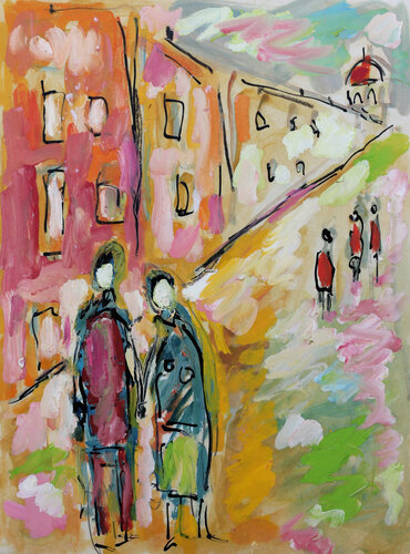 Jolis mômes by Jean Mirre, Painting for Sale on Singulart
