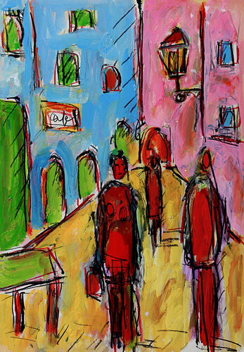 exLisbonne van Jean Mirre, Schilderij te koop op Singulart