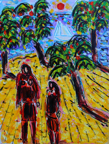 Playa van Jean Mirre, Schilderij te koop op Singulart