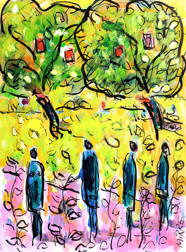 Somnambules van Jean Mirre, Schilderij te koop op Singulart
