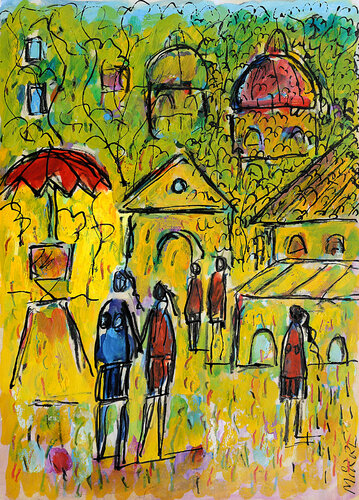 Urban bush di Jean Mirre, Pittura in vendita su Singulart