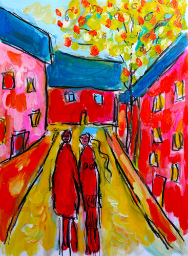 exNew love van Jean Mirre, Schilderij te koop op Singulart