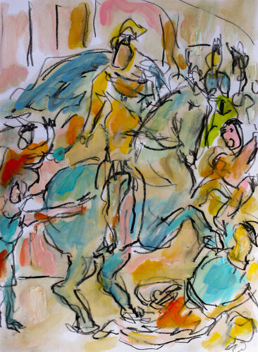 Pillage di Jean Mirre, Pittura in vendita su Singulart