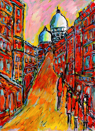 Bar Tabac Hôtel di Jean Mirre, Pittura in vendita su Singulart