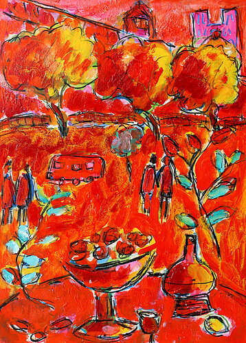 JO surveillés von Jean Mirre, Malerei kaufen auf Singulart