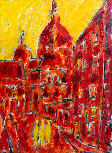 Poètes disparus di Jean Mirre, Pittura in vendita su Singulart