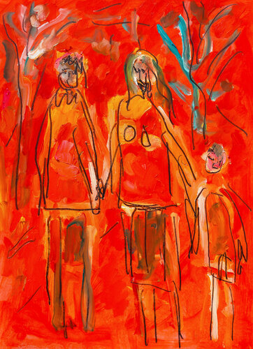 Voisins di Jean Mirre, Pittura in vendita su Singulart