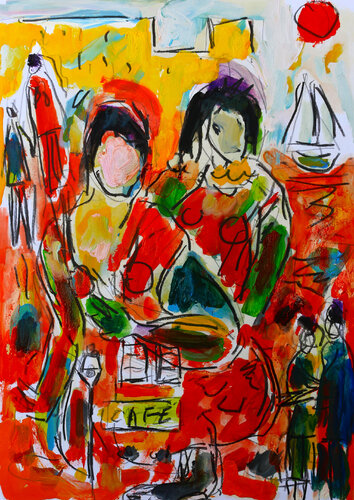Echappée belle di Jean Mirre, Pittura in vendita su Singulart