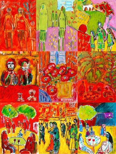 exCourt métrage van Jean Mirre, Schilderij te koop op Singulart