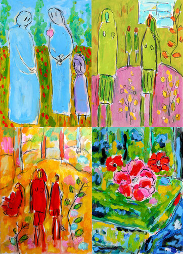 En temps de paix1 by Jean Mirre, Painting for Sale on Singulart