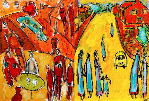 Film muet di Jean Mirre, Pittura in vendita su Singulart