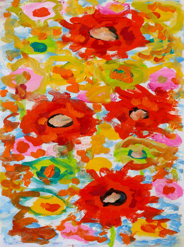La fragilité des fleurs van Jean Mirre, Schilderij te koop op Singulart