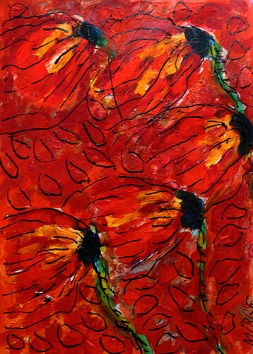 Fidèles van Jean Mirre, Schilderij te koop op Singulart