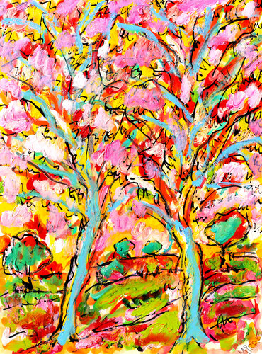 Early March, early Spring by Jean Mirre, Painting for Sale on Singulart
