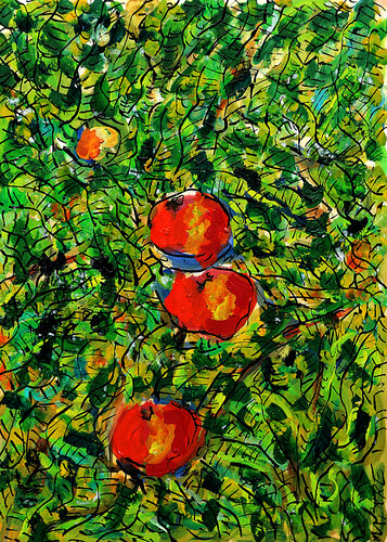 Pommes d'api von Jean Mirre, Malerei kaufen auf Singulart