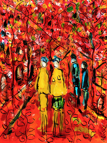 Paysage choisi par Jean Mirre, Peinture en vente sur Singulart