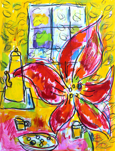 Communication by Jean Mirre, Painting for Sale on Singulart