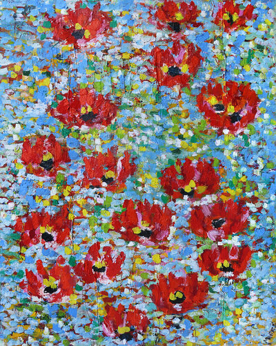 Azzurro par Jean Mirre, Peinture en vente sur Singulart