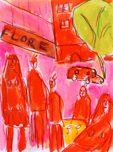 Le  Flore van Jean Mirre, Schilderij te koop op Singulart