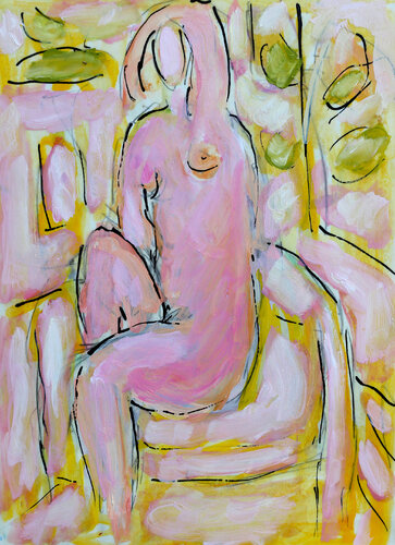 Féminité par Jean Mirre, Peinture en vente sur Singulart
