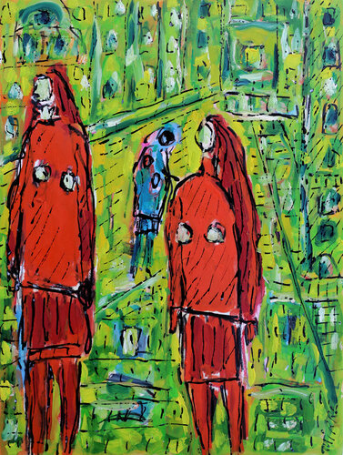 La rue van Jean Mirre, Schilderij te koop op Singulart