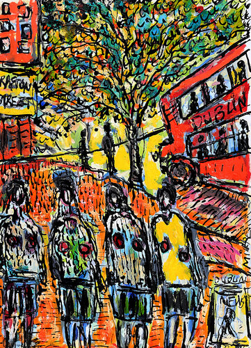 Grafton Street von Jean Mirre, Malerei kaufen auf Singulart