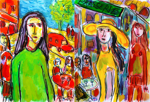Croisette par Jean Mirre, Peinture en vente sur Singulart