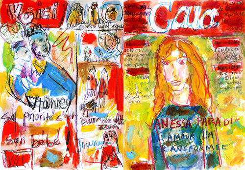 Empire médiatique van Jean Mirre, Schilderij te koop op Singulart