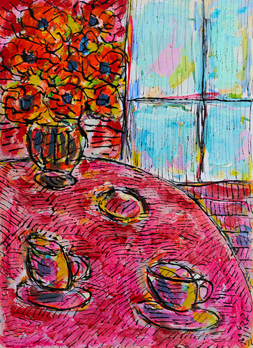 Matin mauve de Jean Mirre, Pintura a la venta en Singulart