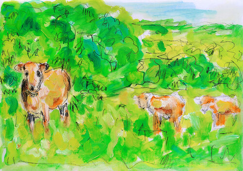 Vaches de Jean Mirre, Pintura a la venta en Singulart
