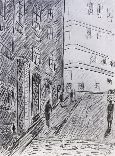 Strangers di Jean Mirre, Pittura in vendita su Singulart