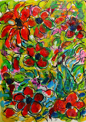 Végétation van Jean Mirre, Schilderij te koop op Singulart