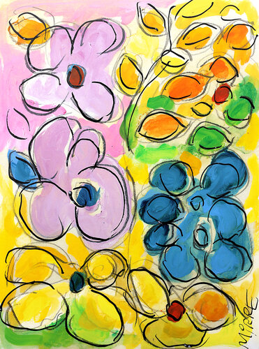 Couleurs printemps by Jean Mirre, 絵画 for Sale on Singulart