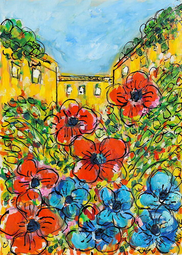 Eveil par Jean Mirre, Peinture en vente sur Singulart