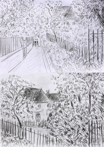 Nerval et son château de Jean Mirre, Pintura a la venta en Singulart